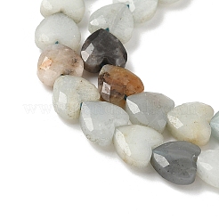 Natural Flower Amazonite Beads Strands&nbsp;G-D316-B02