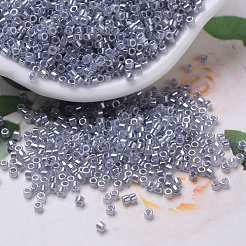 MIYUKIデリカビーズ  シリンダー  日本製シードビーズ  11/0  （db0242)シルバーグレーセイロン  1.3x1.6mm  穴：0.8mm  約2000PCS /ボトル  10 G /ボトル&nbsp;SEED-JP0008-DB0242