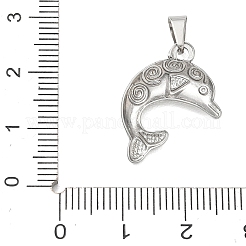 304 Stainless Steel Pendants&nbsp;STAS-B141-03D-P