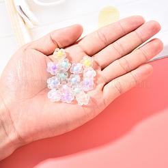 60pcs 6 Colors Transparent Acrylic Beads&nbsp;TACR-CC0001-01