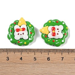 Christmas Opaque Resin Decoden Cabochons&nbsp;CRES-M036-12G