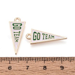 Alloy Enamel Pendants&nbsp;ENAM-T025-02G-04