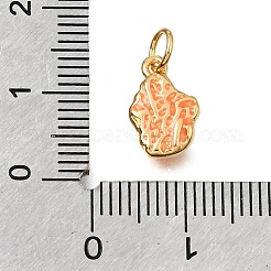 Brass Enamel Pendants&nbsp;KK-G605-16G