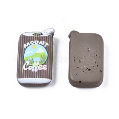 オペーク樹脂カボション  ドリンクボトル  淡いターコイズ  21x13x6.5mm&nbsp;CRES-S308-058