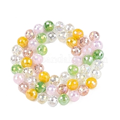 Electroplate Glass Bead Strands&nbsp;GLAA-Z006-01A
