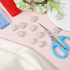 50Pcs Alloy & Resin & Rhinestone Shank Buttons&nbsp;DIY-CA0006-95