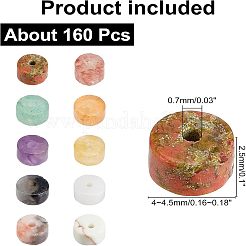 160Pcs 10 Style Natural Mixed Gemstone Beads&nbsp;G-NB0002-69