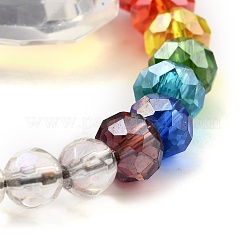 Chakra Round Ball Crystal Suncatcher Dowsing Pendulum Pendants&nbsp;PALLOY-JF00461-02