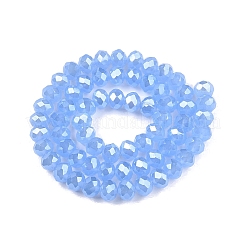 Electroplate Glass Beads Strands&nbsp;LS-EGLA-A044-J8mm-A03
