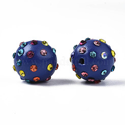 Polymer Clay Rhinestone Beads&nbsp;RB-T017-31A