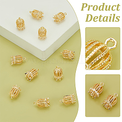 12Pcs Brass Connector Rhinestone Settings&nbsp;KK-PH0010-47