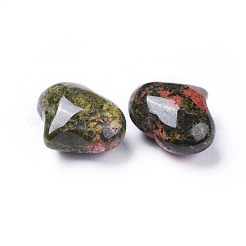 Natural Unakite Heart Love Stone&nbsp;G-F659-A27