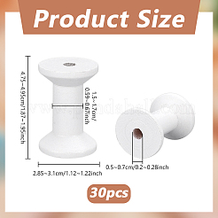 Beech Wooden Empty Spools for Wire&nbsp;WOOD-WH0051-05A