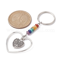 Heart Alloy Pendant Keychain&nbsp;KEYC-JKC00626-04
