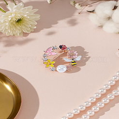 1Pc Wreath Enamel Pins&nbsp;JEWB-LP0001-32
