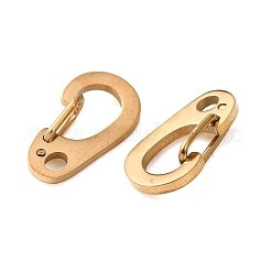 304 Stainless Steel Push Gate Snap Keychain Clasp Findings&nbsp;SA-CBABDB1-01G