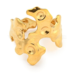 Ion Plating(IP) 304 Stainless Steel Cuff Finger Ring Components&nbsp;STAS-P365-29G