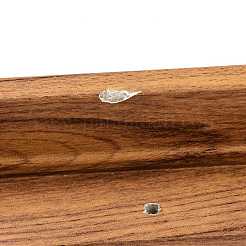 （在庫一掃セール：スクラッチ）長方形の鉄の額縁  ハンガーフックとネジ付き  ペルー  380x305x37.5mm  穴：3.2mm&nbsp;DIY-XCP0001-59