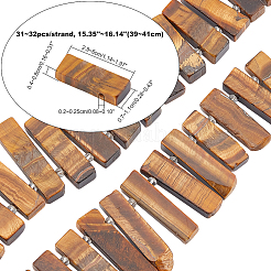 Natural Tiger Eye Beads Strands&nbsp;G-WH0018-013