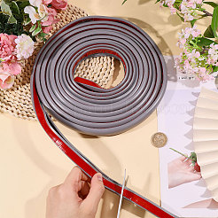 Self Adhesive Semicircular Hard PVC Cable Cover&nbsp;AJEW-WH0886-24A