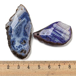 Dyed Natural Druzy Agate Pendants&nbsp;G-G123-06