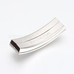 Tarnish Resistant 201 Stainless Steel Slide Charms&nbsp;STAS-R092-62