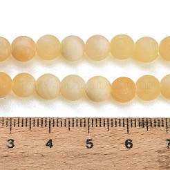 Natural Yellow Calcite Beads Strands&nbsp;GG-CBAA3AB-03-6mm