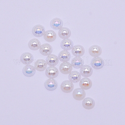 Plastic Cabochons Imitation Pearl&nbsp;OACR-TAC0001-06