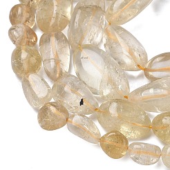 Heated Natural Citrine Beads Strands&nbsp;G-L650-I01-01