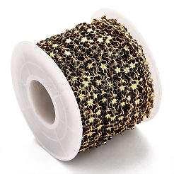 Golden Brass Enamel Link Chain&nbsp;CHC-H103-08J-G