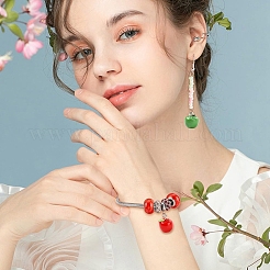 10Pcs Apple Resin Charms&nbsp;RESI-YW0005-26A