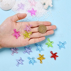 Transparent Acrylic Pendants&nbsp;TACR-YW0001-16