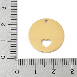 304 Stainless Steel Pendants&nbsp;STAS-D365-06G