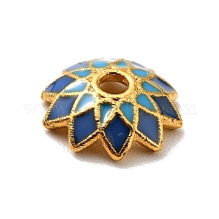Multi-Petal Alloy Enamel Bead Caps&nbsp;FIND-G029-05G-02