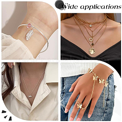 160Pcs 8 Styles Brass Split Rings&nbsp;KK-BBC0023-10