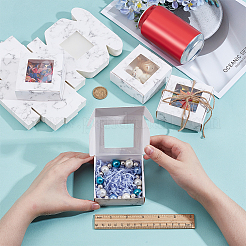 Marble Printed Paper Packaging Boxes&nbsp;CON-WH0085-131A
