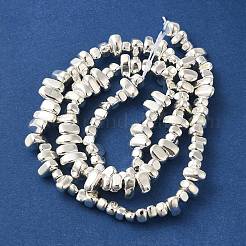 Electroplated Synthetic Non-magnetic Hematite Beads Strands&nbsp;G-I364-B01-S
