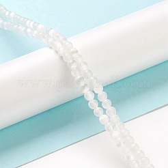 Natural Selenite Beads Strands&nbsp;G-K336-02
