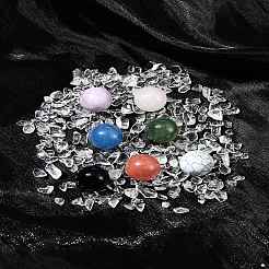 Natural & Synthetic Gemstone Healing Round Ornaments&nbsp;AJEW-FS0001-13A