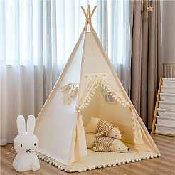 ポリエステルタッセルリボン  服飾材料  ビスク  2-3/8インチ（60mm）  約5.47ヤード（5m）/ pc&nbsp;DIY-WH0578-54