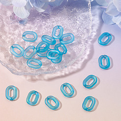 20Pcs Transparent Acrylic Quick Link Connectors&nbsp;OACR-TADJ0001-03I