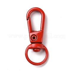 スプレー塗装合金スイベルクラスプ  ミックスカラー  32x12.5x5.5mm  穴：9.5mm  内径：11x6mm&nbsp;PALLOY-K257-14