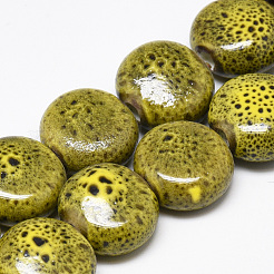 Handmade Porcelain Beads&nbsp;PORC-S496-F-14mm