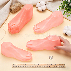 Plastic Mannequin Foot Display Stands for Socks&nbsp;AJEW-WH0871-14