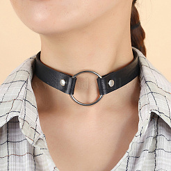 1Pc Punk Rock Style Leather Necklaces&nbsp;NJEW-CL0001-03