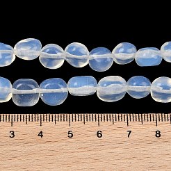 オパールビーズ連売り  ナゲット  タンブルストーン  9~11x8~10x6~10mm  穴：0.8mm  約18~19個/連  6.89~7.28''（17.5~18.5センチメートル）&nbsp;GG-CBA787B-A01