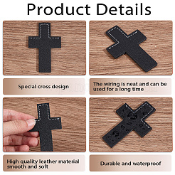3Pcs 3 Colors Leather Bookmarks&nbsp;AJEW-CP0003-83