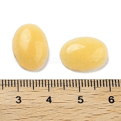 天然なイエロージェイドカボション  オーバル  16x12x5mm&nbsp;G-G145-01B-53