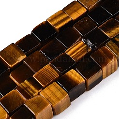 Natural Tiger Eye Beads Strands&nbsp;G-T139-8x8-29A