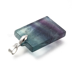 Natural Fluorite Pendants&nbsp;G-P487-05P